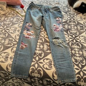 Jennifer Lopez skinny ankle jeans